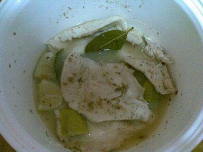 Pechuga de pollo al limon